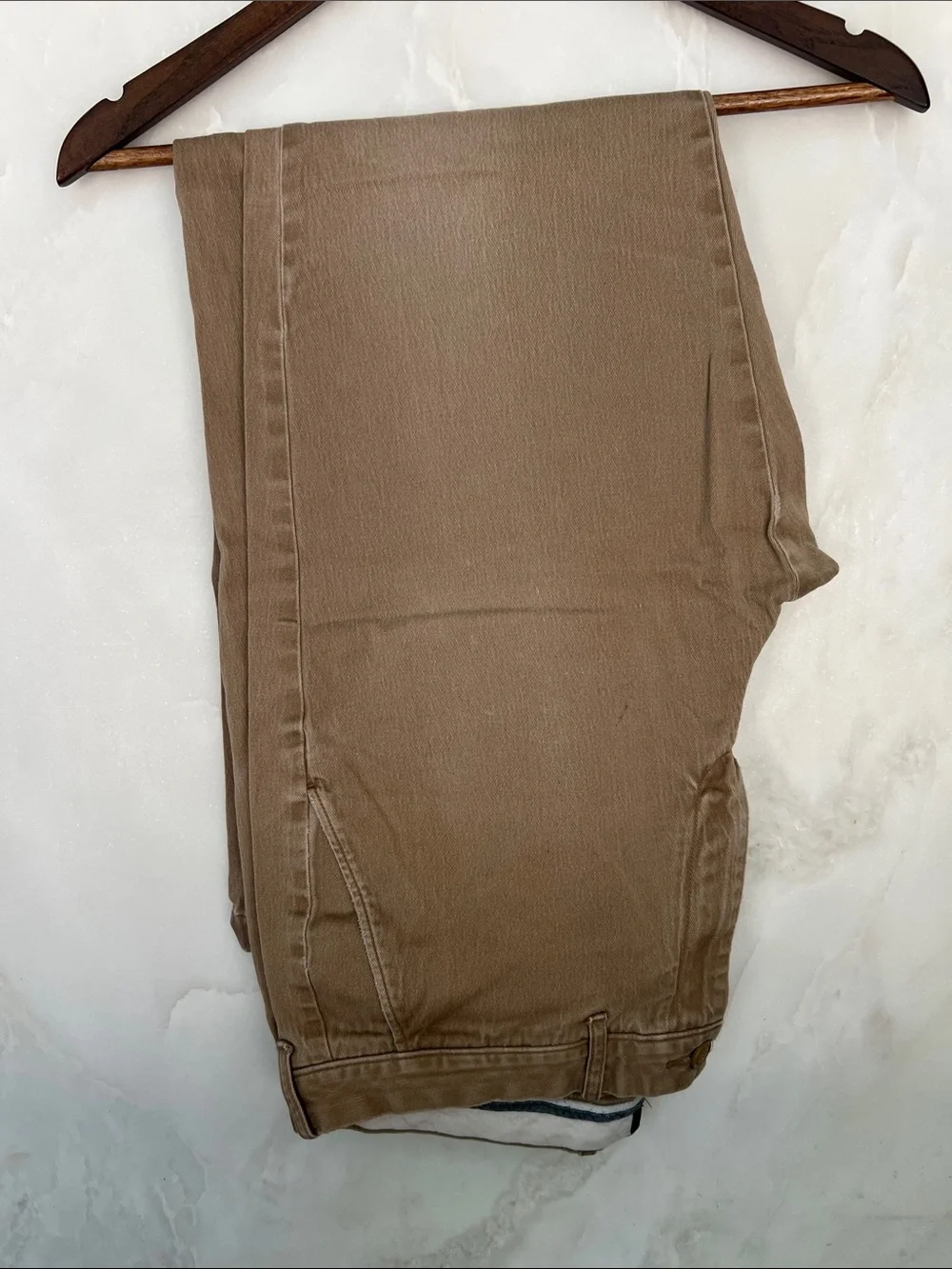 J. Crew Slim Straight Jeans in Khaki Brown